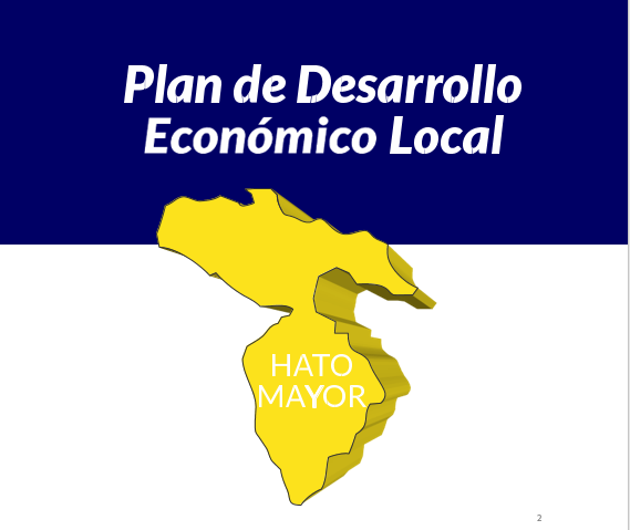Plan de Desarrollo Económico Local - Hato Mayor del Rey
