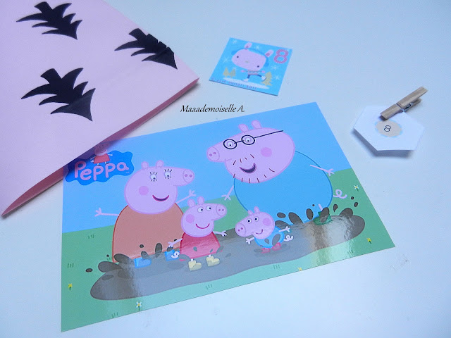 Ouverture de notre calendrier de l'Avent 2015 - Carte Peppa Pig