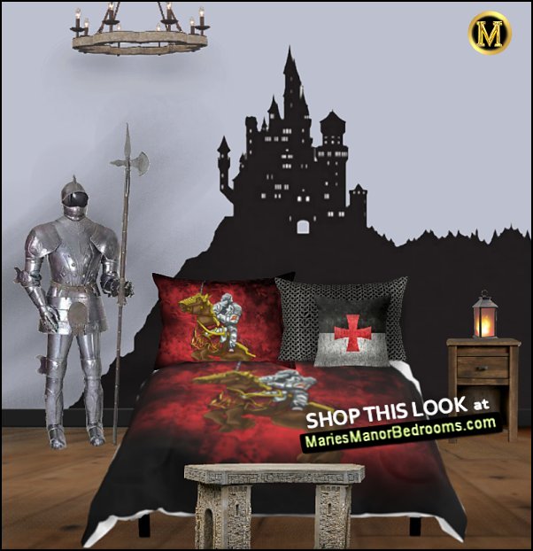 Medieval knights castle decor knights and dragons theme rooms decor medieval furniture
