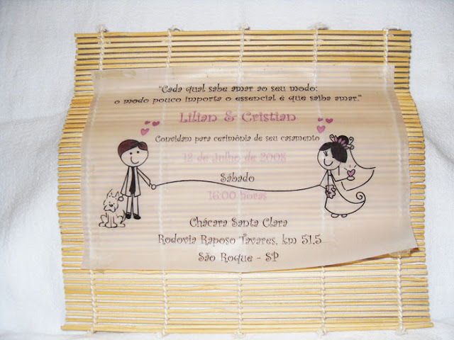 INVITACION TARJETA PARTES PARA BODA MATRIMONIO