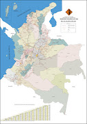 Muchos km. en Colombia ahora vamos por Suramerica (mapa colombia)