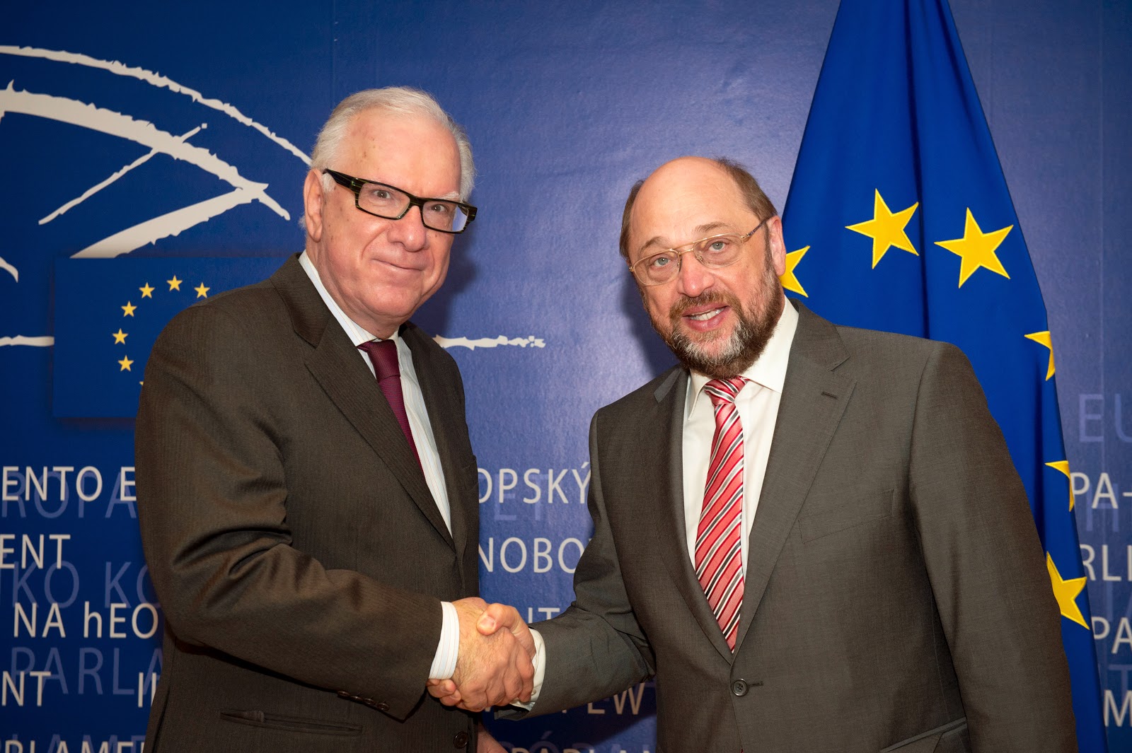 Martin SCHULZ - EP President meets with Mr ANASTOPOULOS