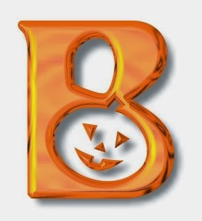 Alfabeto De Halloween Con Letras Color Naranja Oh My