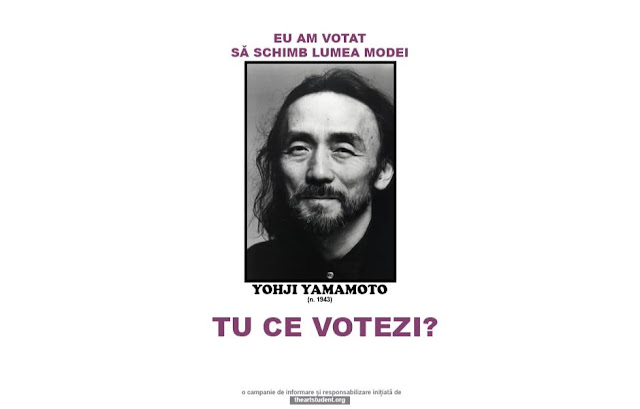 the art student vote campaign university of arts iasi art students initiatives yohji yamamoto