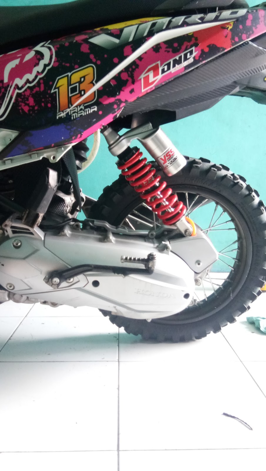 42 Modifikasi Beat Street Shock Tinggi