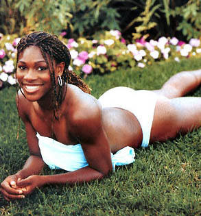 serena williams on grass