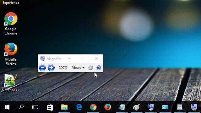 magnifier windows 10