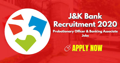 J&K Bank Recruitment 2020