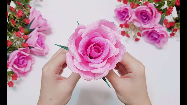 Hoa giấy handmade