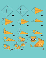 origami de animales leon