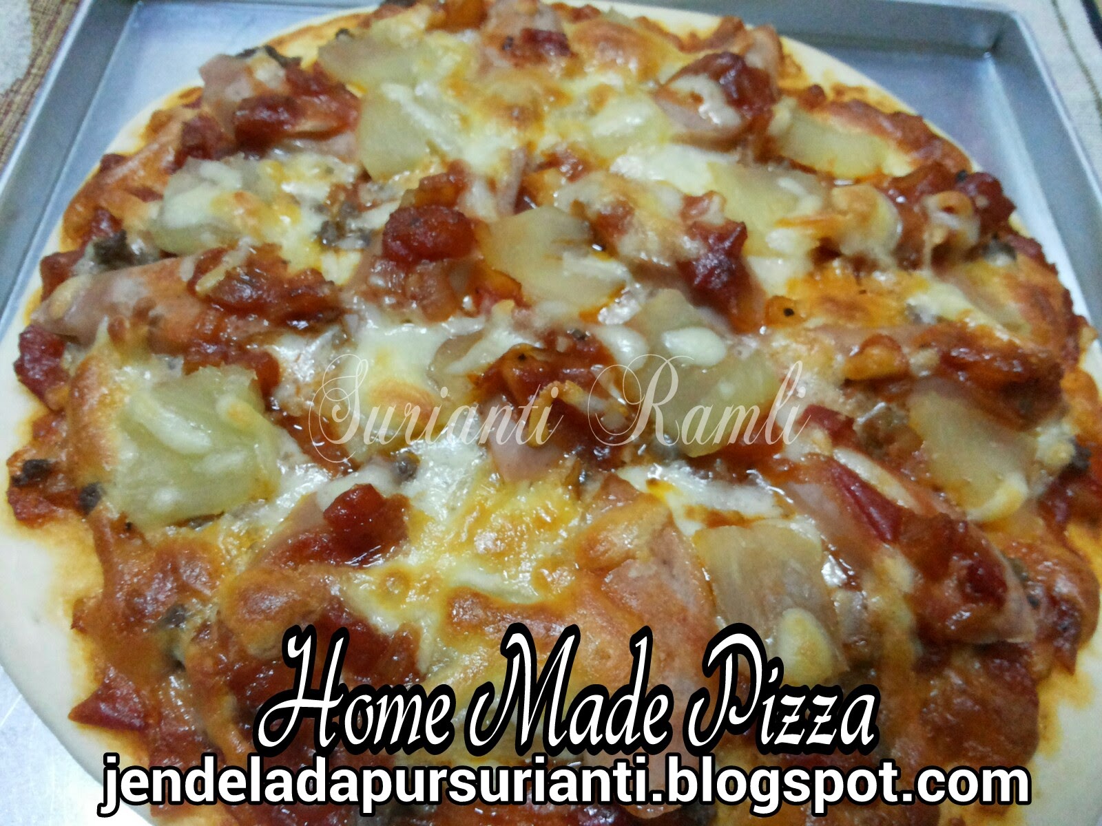 Jom masak: Jom dinner dengan home made pizza yang mudah 