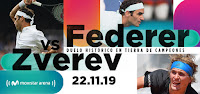 Partido de FEDERER Vs ZVEREV en Colombia