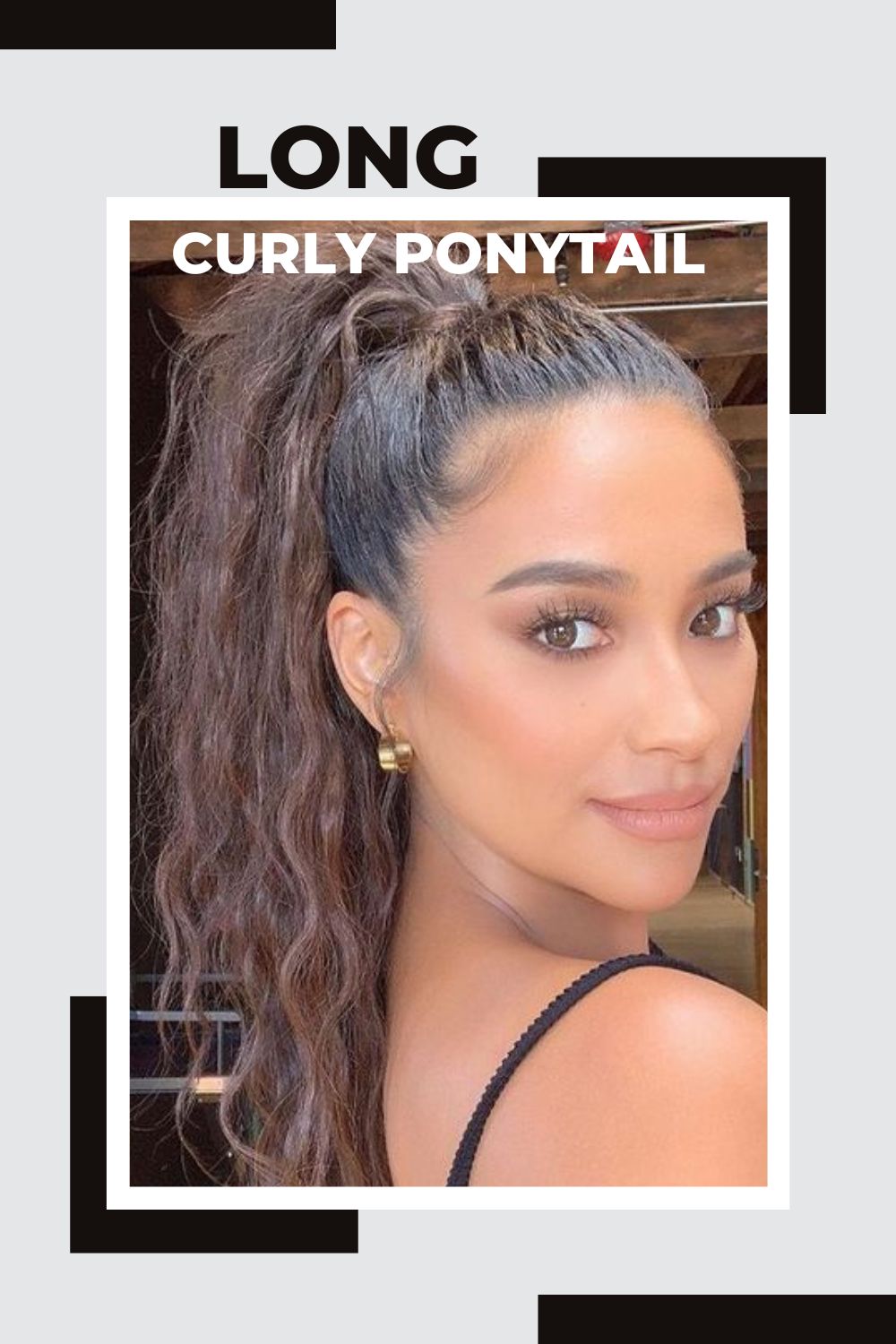Long Curly Ponytail Haircut