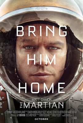 International poster of The Martian movie
