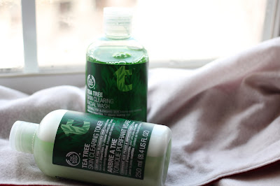 The Body Shop's Tea Tree Cleanser and Toner