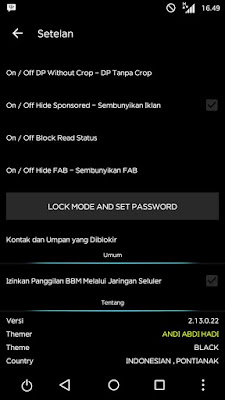  Aplikasi BBM Mod Black Mjenis Terbaru