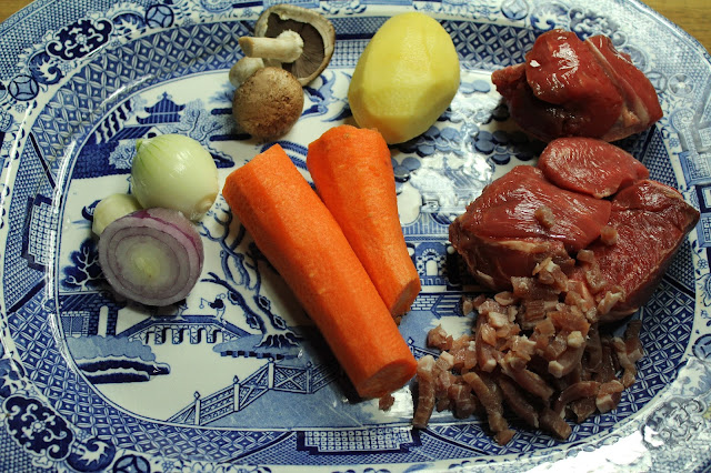 Ingredients - Boeuf à la bourguignonne organic recipe