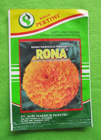 Jual Benih Bunga Marigold Hibrida F1 Rona Jambi