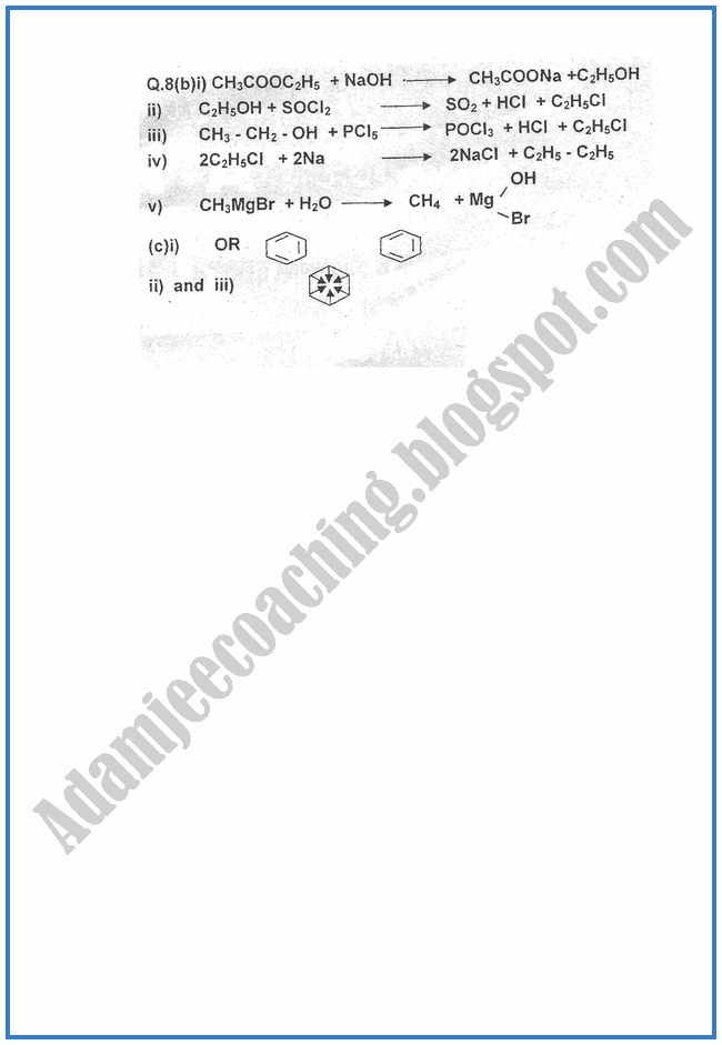 Chemistry-Numericals-Solve-2009-past-year-paper-class-XII