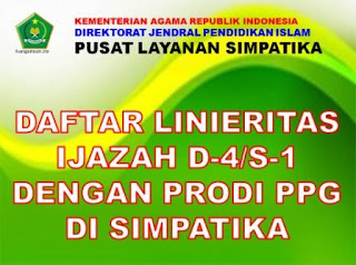 linieritas ijazah D4/S1 dengan ppg