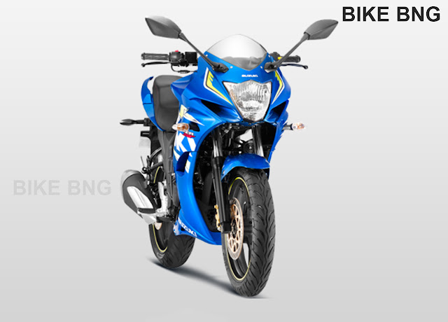 Suzuki Gixxer SF 2017 blue price