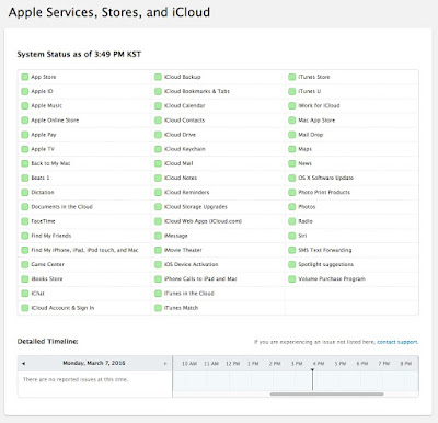 Apple Service Status Capture