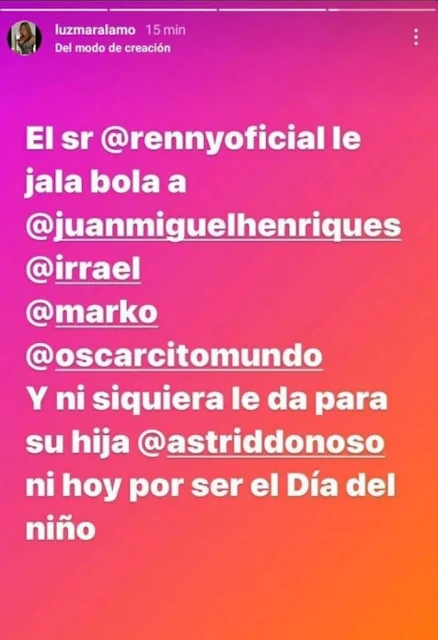 Hija de Renny de Salserín acusa a sus padres por todo el daño que le hicieron