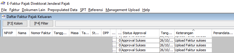 Approval Faktur Pajak Keluaran