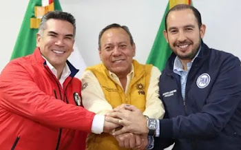 PRI, PAN y PRD registran ante el INE coalición que lleva como líder a Xóchitl Gálvez