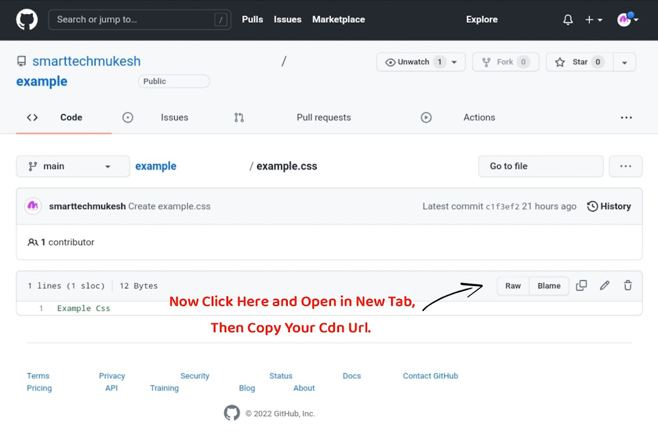 Cách nhận Cdn tệp Github của riêng bạn