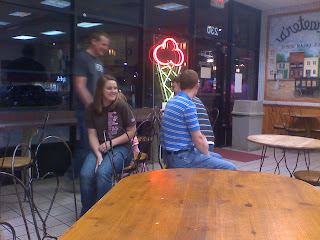 And what's an ice cream run without a good game of musical chairs (Cavender won!)?