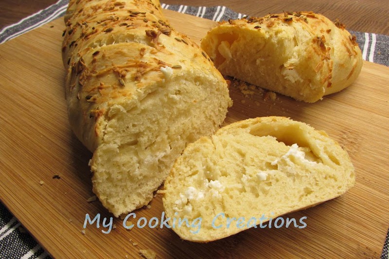 Хляб бриош с овче сирене * Pan brioche al pecorino