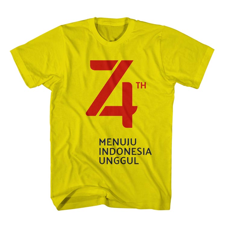 Simak Desain Kaos Hut Ri  74 Paling Populer 