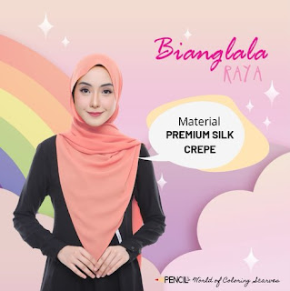 Shawl Online Raya 2019 Cantik dan Unik dari Pencil Scarves