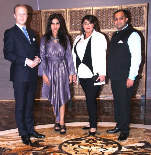 Nisha JamwVal and Ekta Wasan host an extravagant afternoon tea with William Hanson