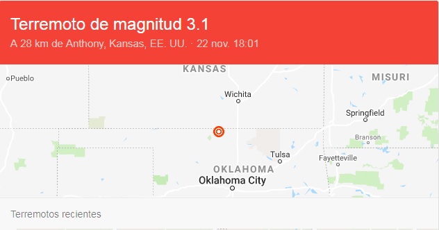 Sismo Oklahoma