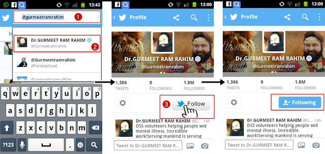 How To Follow In Three Simple Steps,  learn how to follow, tweet, retweet, like and reply in hindi