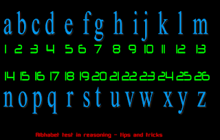 alphabet test in reasoning - tips and tricks