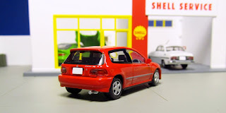 tomica limited vintage red honda civic