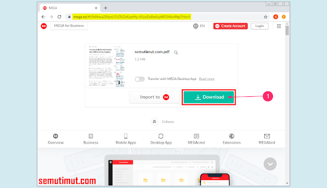 cara download file di mega tanpa limit