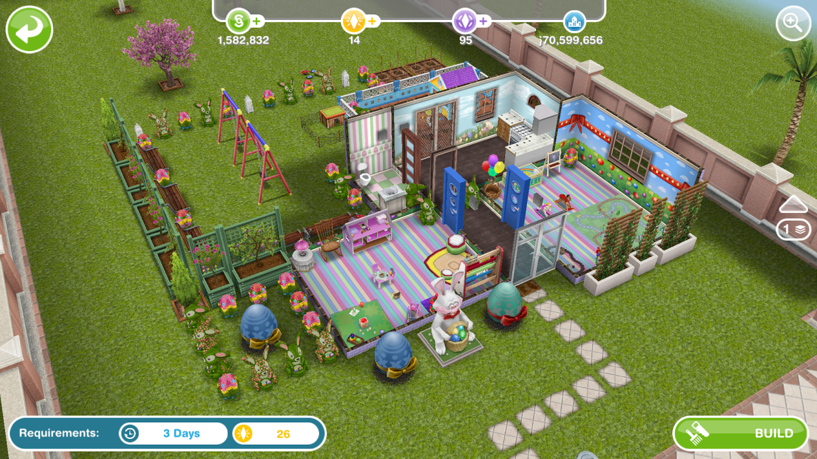 Sims Freeplay Architect Homes Easter Edition ...