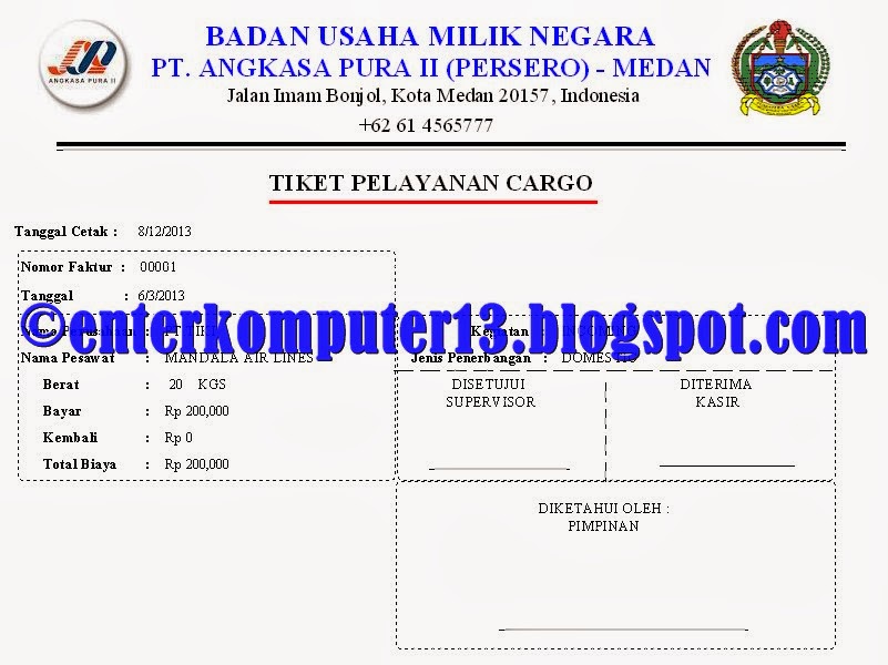 Sistem Informasi Pelayanan Pengiriman Barang Pada Gudang 