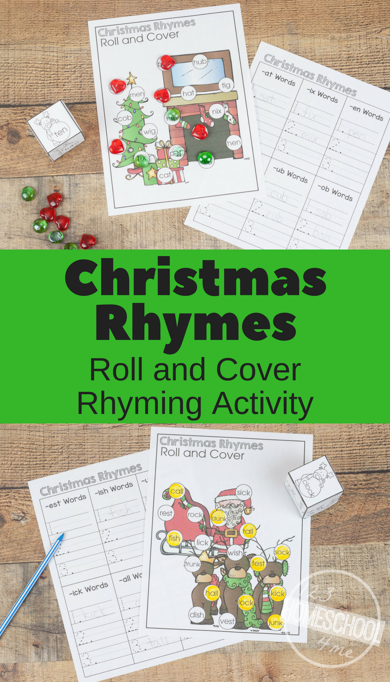 FREE Christmas Rhymes Activity