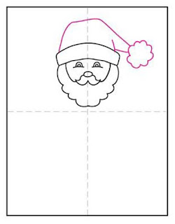 تعاليم طريقة رسم بابا نويل