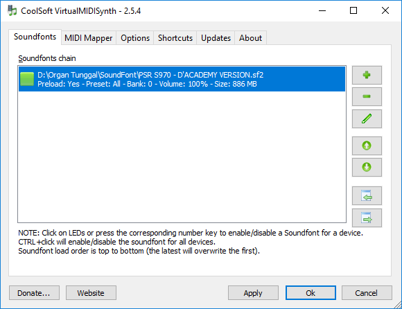 CoolSoft Virtual Midi Synth v2.5.4 For Windows XP (SP3), / Vista (SP1), / 7 (SP1), / 8, / 8.1, / 10
