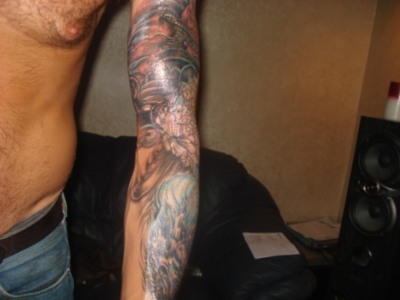  japanese style sleeve tattoos 