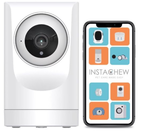 Image: Instachew Puresight 360° Wi-Fi Pet Camera, App-Enabled, Indoor Security for Cats and Dogs