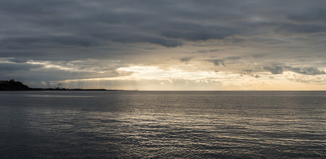 Photo of the view as we returned to Maryport from our fishing trip