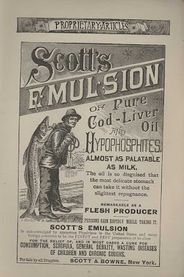 Scott's Emulsion bottle label