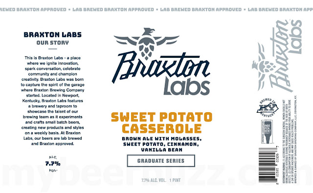 Braxton Labs Working On Mint Chocolate Chip & Sweet Potato Casserole Cans